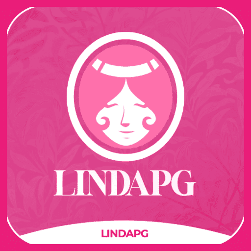 Imagem promocional da LINDAPG mostrando a plataforma e suas vantagens